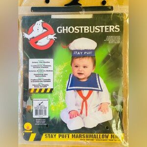 Ghostbusters Stay Puff baby costume 0 to 6 months